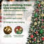 Artificial Christmas Tree with 150 LEDs Green-1315801105-1315801111