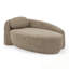 Chaise longue avec accoudoirs latéraux et coussin-729261428