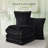 Bedsure Queen Size Comforter Sets - 3-Piece Double-Sided Fleece Fluffy Black Bedding, Cozy Striped Aesthetic for Modern & Guest Bedrooms, All-Season Luxury Home Decor-105492178-110437410