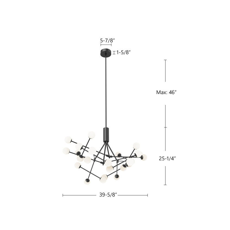 Moto 23 - Light LED Chandelier