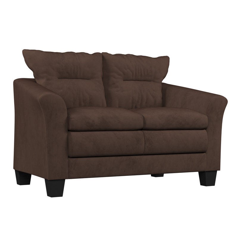Minhal Upholstered 60'' Loveseat, Bulldozer Java