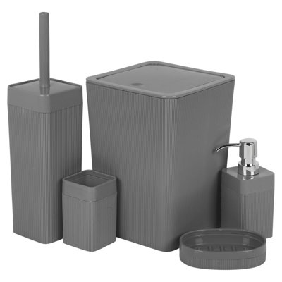 5 Piece Nuro Bathroom Accessory Set