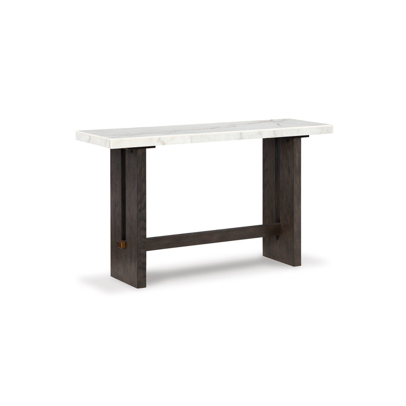 Reylan 47.25'' Glass Top Console Table