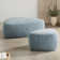 Adna 44'' Triangular Upholstered Ottoman