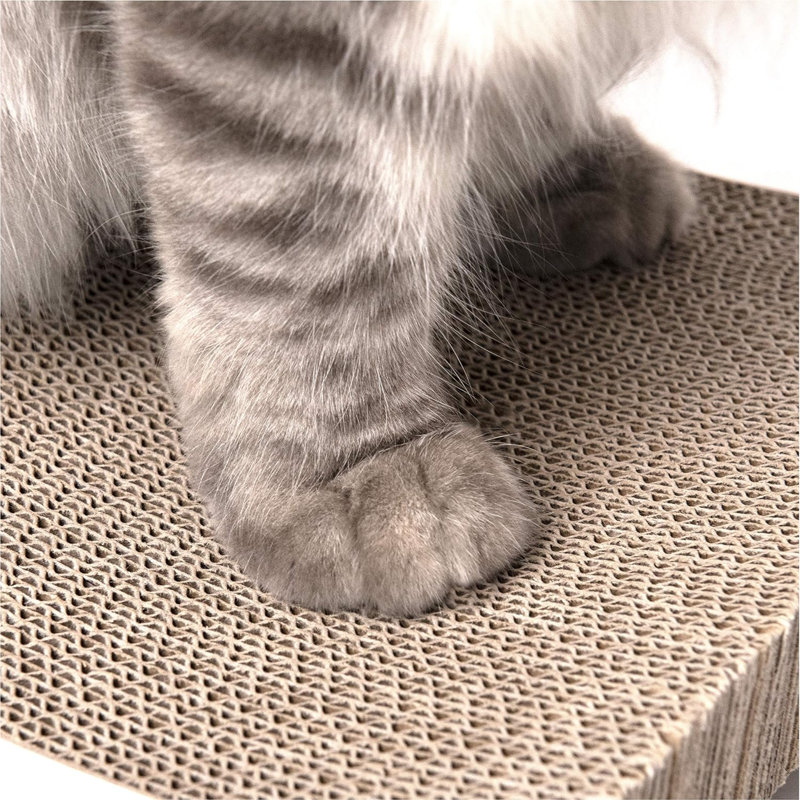 Grattoir à griffes en carton pour chat avec grattoir Cat, H 2,09 po x l 7,87 po x L 15,75 po