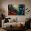 Art mural sur toile Spooky Haunted House-276142097