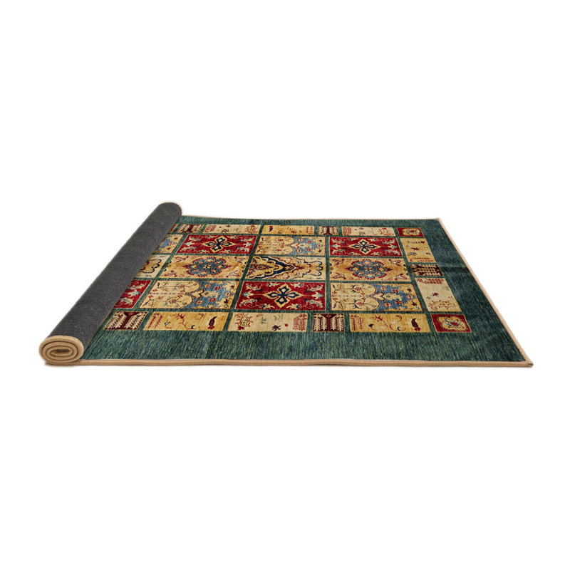 Tapis abstrait moderne 675, Rond 5 pi