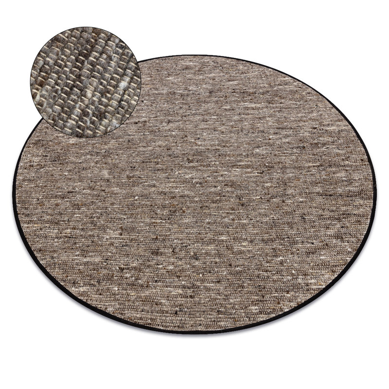 Round Ortaliz Wool Area Rug, Round 160cm