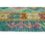 Tapis bleu Sun Sun délavé Kilim Behnam