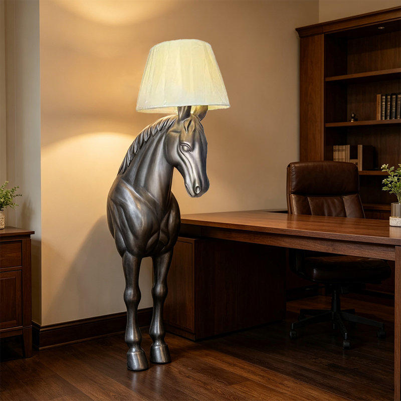 Beige-blanc + bronze plastique + verre Lampes de forme libre en acier, Bronze