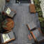 Agostinho Silver Black Floral Indoor Outdoor Area Rug-879827911
