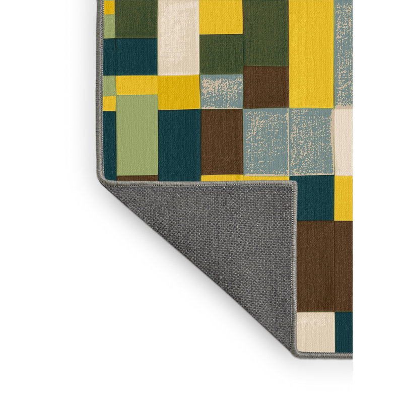 Terra Tiles Rug, Rectangle 3' x 5'