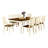 Laureus 9 Piece Extendable Dining Set