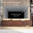 Mid-Century Modern TV Stand for 60+ Inch TVs, Walnut TV Console with 2 Storage Cabinets and 2 Drawers, Entertainment Center-1599355608-1599757651