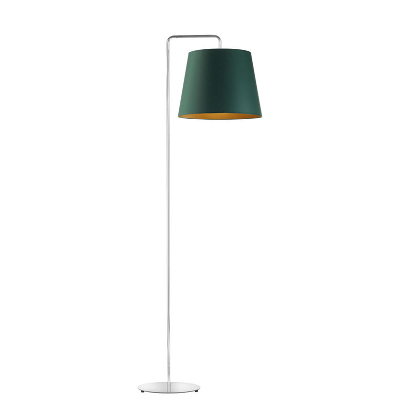Ronja 156cm Task Floor Lamp, Bottle Green, Grey