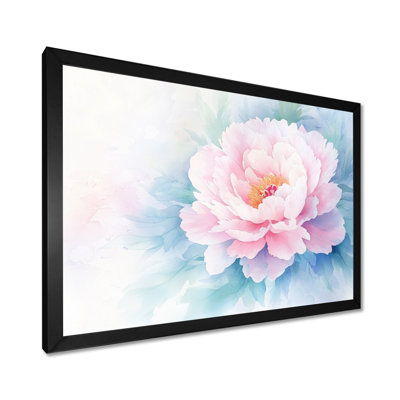 Printemps pivoine en pleine floraison I - pivoine, reproduction d'art murale