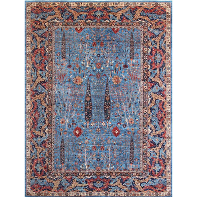 Traditional, Transitional One-of-a-Kind Rectangle 8'11" X 11'8" Hand Knotted Area Rug