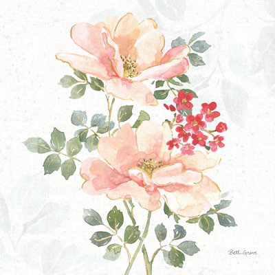 Floral Focus VIII par Beth Grove - Peinture sur toile