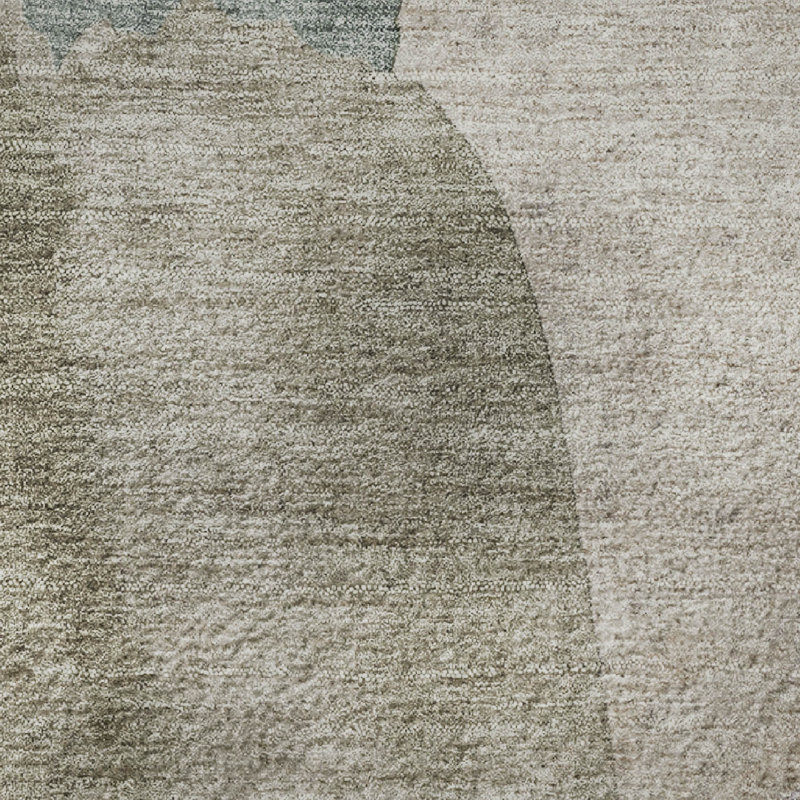 Tapis abstrait lavable à la machine Premium, Rectangle 2 pi 6 po x 3 pi 10 po