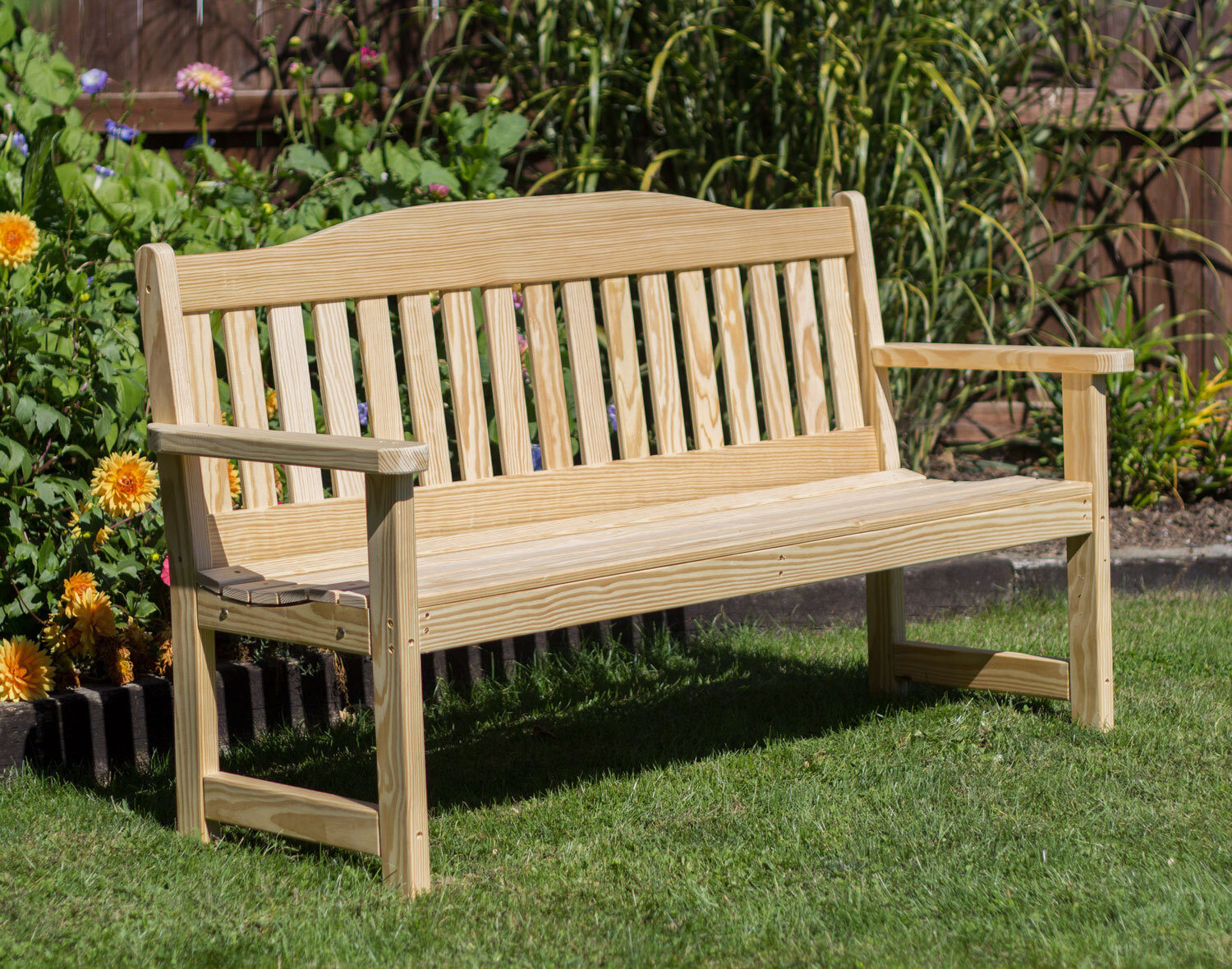 Red Barrel Studio Wooden Garden Bench | Wayfair