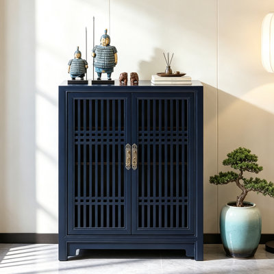 Chinese Style Solid Wood Entryway Cabinet