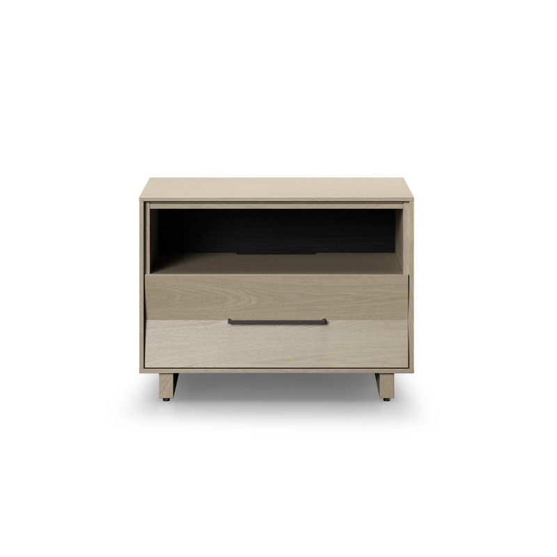 Kava - 28" Nightstand, Washed Oak