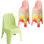 12 chaises d'école empilables, chaises de classe en plastique pour enfants, garderie, chambre d'enfant, salle de jeux