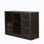 Armoire d'appoint polyvalente avec porte-bouteilles pour plusieurs pièces, idéale pour exposer et ranger divers articles