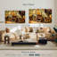 Ensemble de 3 boussoles en métal sur toile-404365277