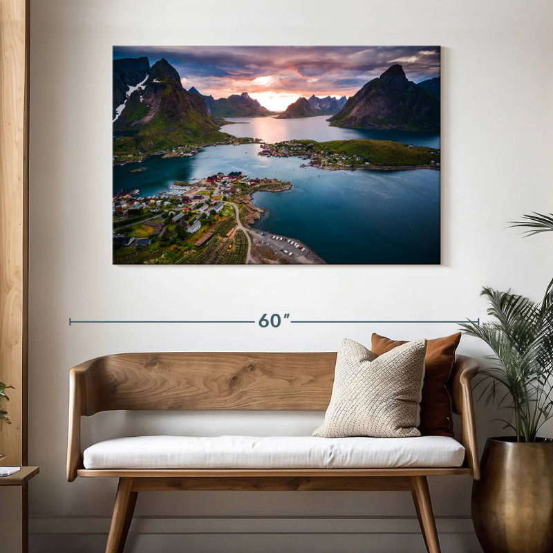 Ravi Lofoten Archipelago Islands, 32" H x 48" W