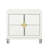 Side Table, Nightstand With Acrylic Front Legs