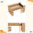 Loft Bed With Multi-Storage Bookcases, Boxes And Drawers, Solid Wood Low Loft Beds With Desk And Blackboard, No Box Spring Needed-192705347