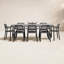 Toní Tablo Outdoor Dining Table Set With Armchairs and Candle Holder-48913491
