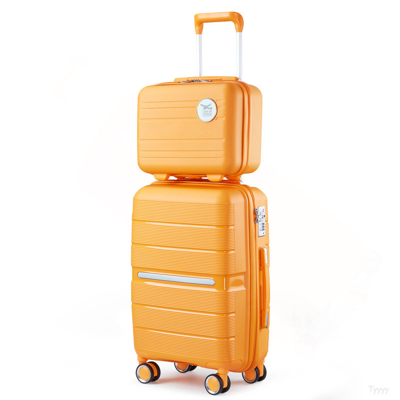Ensembles de valises 4 pièces (14/20/24/28) Valise extensible légère et durable en PP