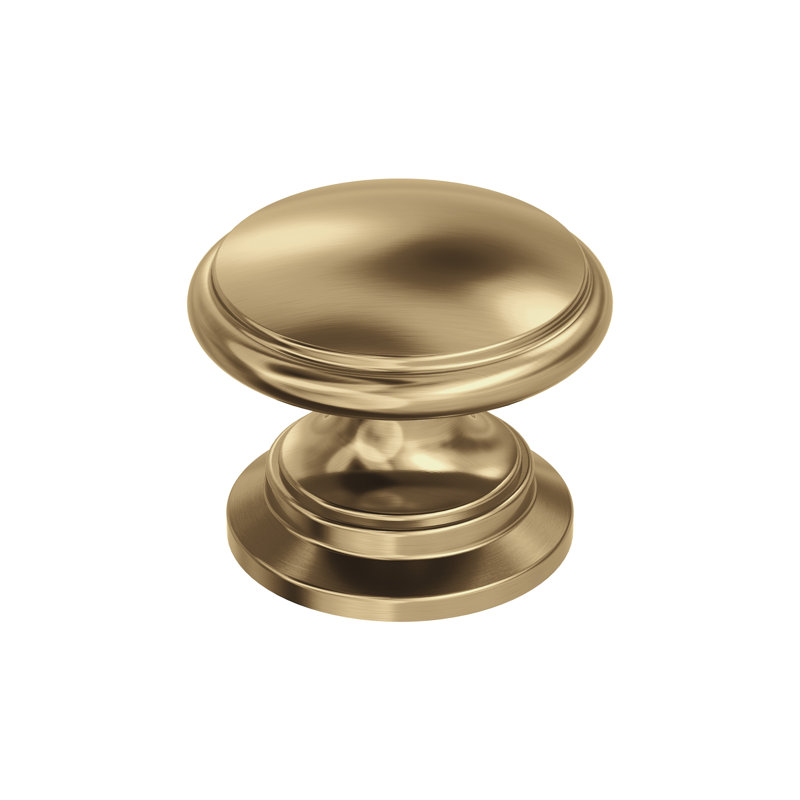 Poignée d'armoire bronze champagne Ravino de 1-1 / 4 po (32 mm) de diamètre, Bronze champagne