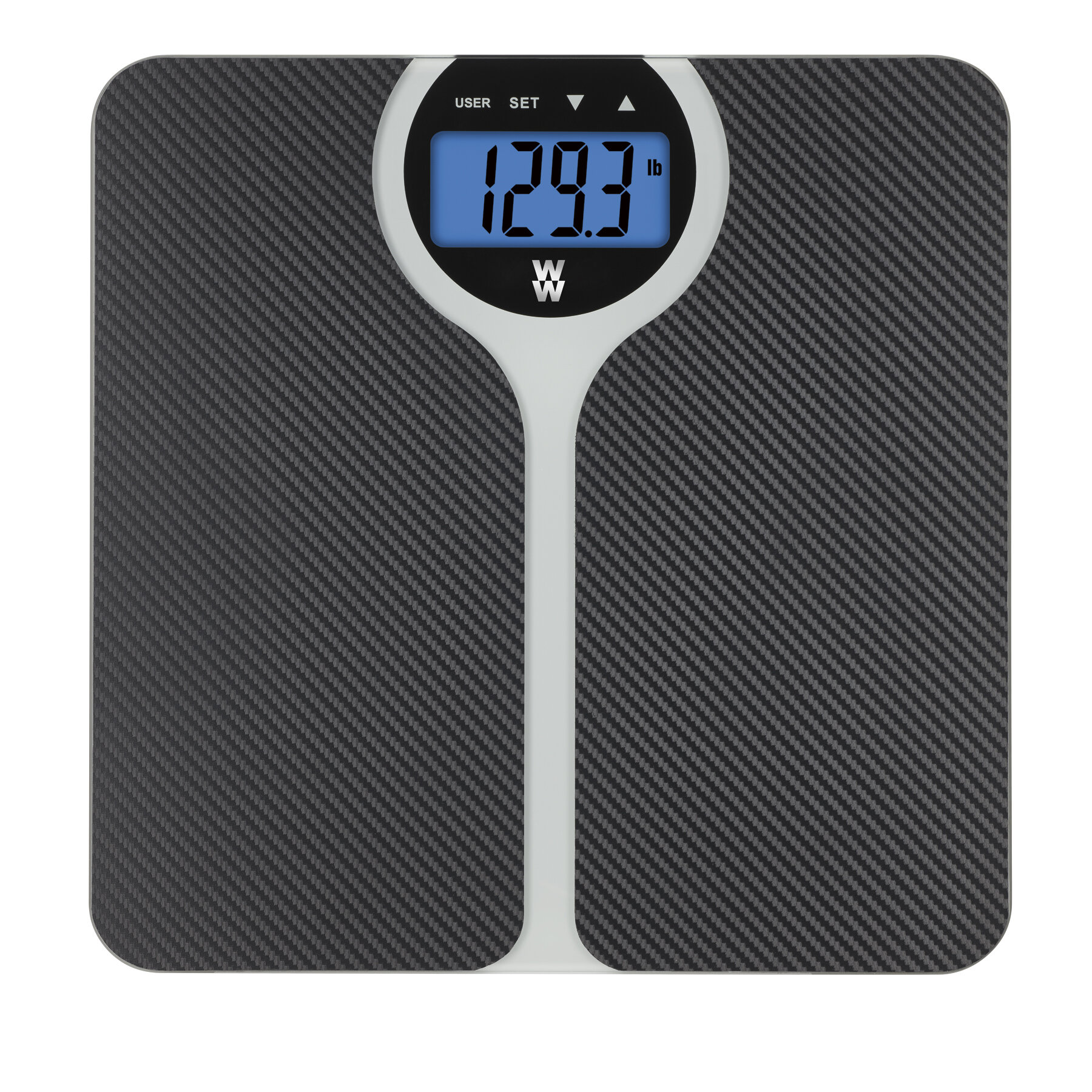 Ww Scales by Conair Digital Glass Scale With Blue Backlight Display