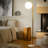 Luna Drop 75 in. Modern LED Arc Floor Lamp with Frosted Glass Globe Shade