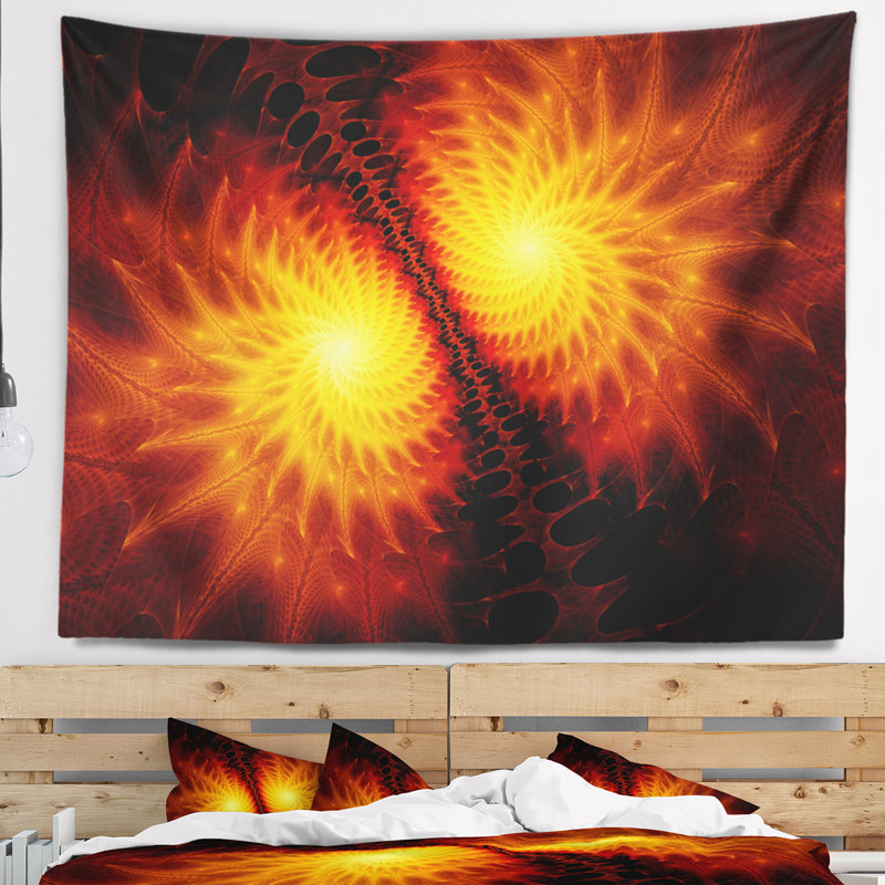 Tapisserie Corwin Fiery Wings of Dragon, H 32 po x l 39 po