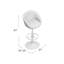 Tabouret de bar rotatif à hauteur ajustable Nordin-24677776