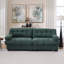 Canapé modulaire Cloud avec causeuse modulaire, siège profond avec accoudoirs et 4 coussins, canapé en flanelle avancée et confortable pour le salon et la chambre à coucher-1347656321