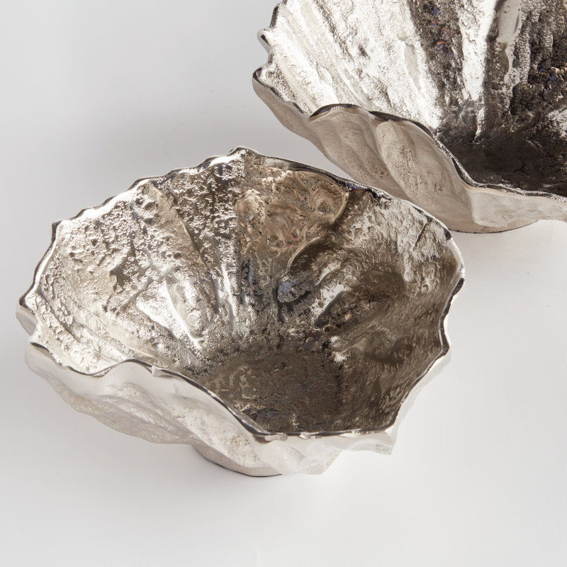 Bols décoratifs Carmiche Ostra, Argent