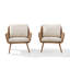 Chaise d'extérieur avec coussins Marotta