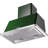 ILVE Majestic II Series 40 Inch Wall Mount Range Hood with 600 CFM Airflow (Emerald Green)-54929747