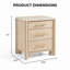 Table de chevet 3 tiroirs-1101889259