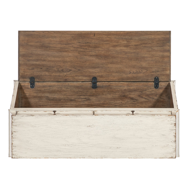 Americana 43.75'' W Rectangle Secretary Desk with and Cabinet
