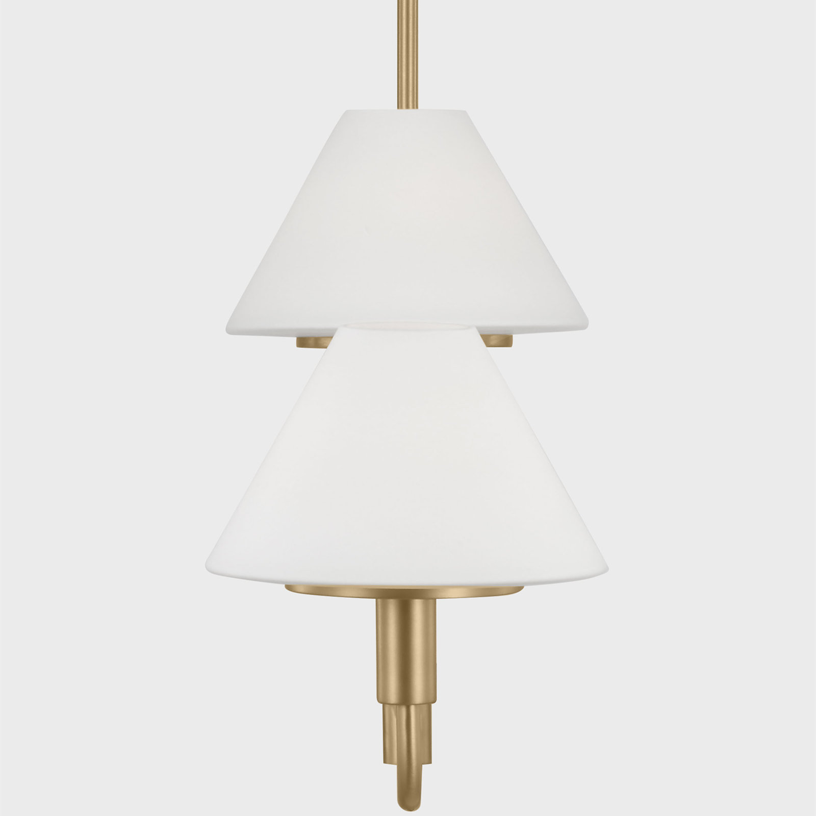 Kristin 4-Light Chandelier, Satin Brass