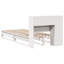 Bookcase Bed Without Mattress Solid Wood-753810274-753810284