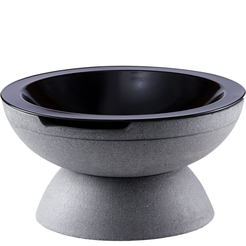 Round Charcoal Smokeless Fire Pit, Loft Grey