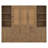 Multi-Functional Wood Wall Bed With Display Shelves & Storage Cabinets