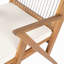Chaise de patio avec coussin (ensemble de 2)
